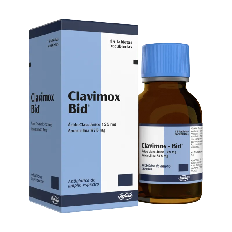 CLAVIMOX BID. TABLETAS
