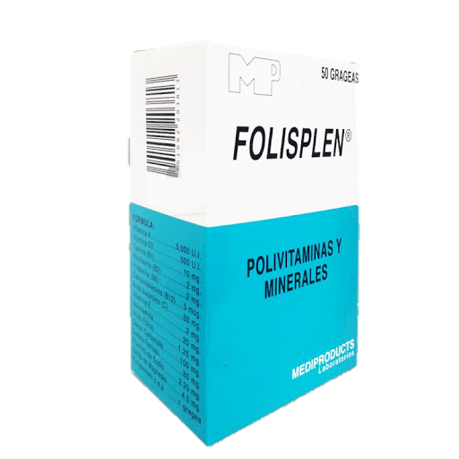 FOLISPLEN GRAGEAS X 50