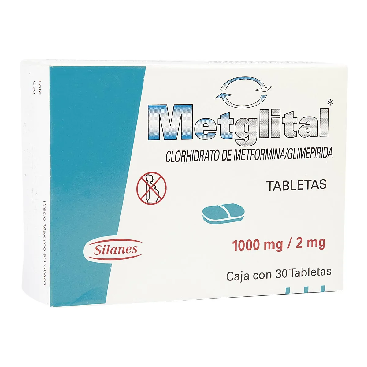 METGLITAL 1000/2MG
