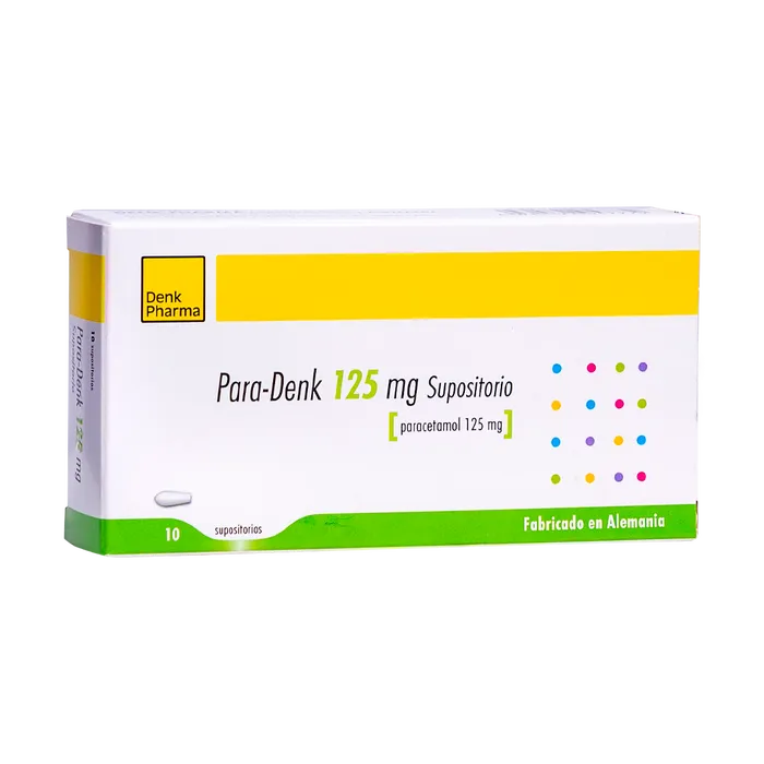 PARA DENK 125 MG SUPOSITORIO X 10