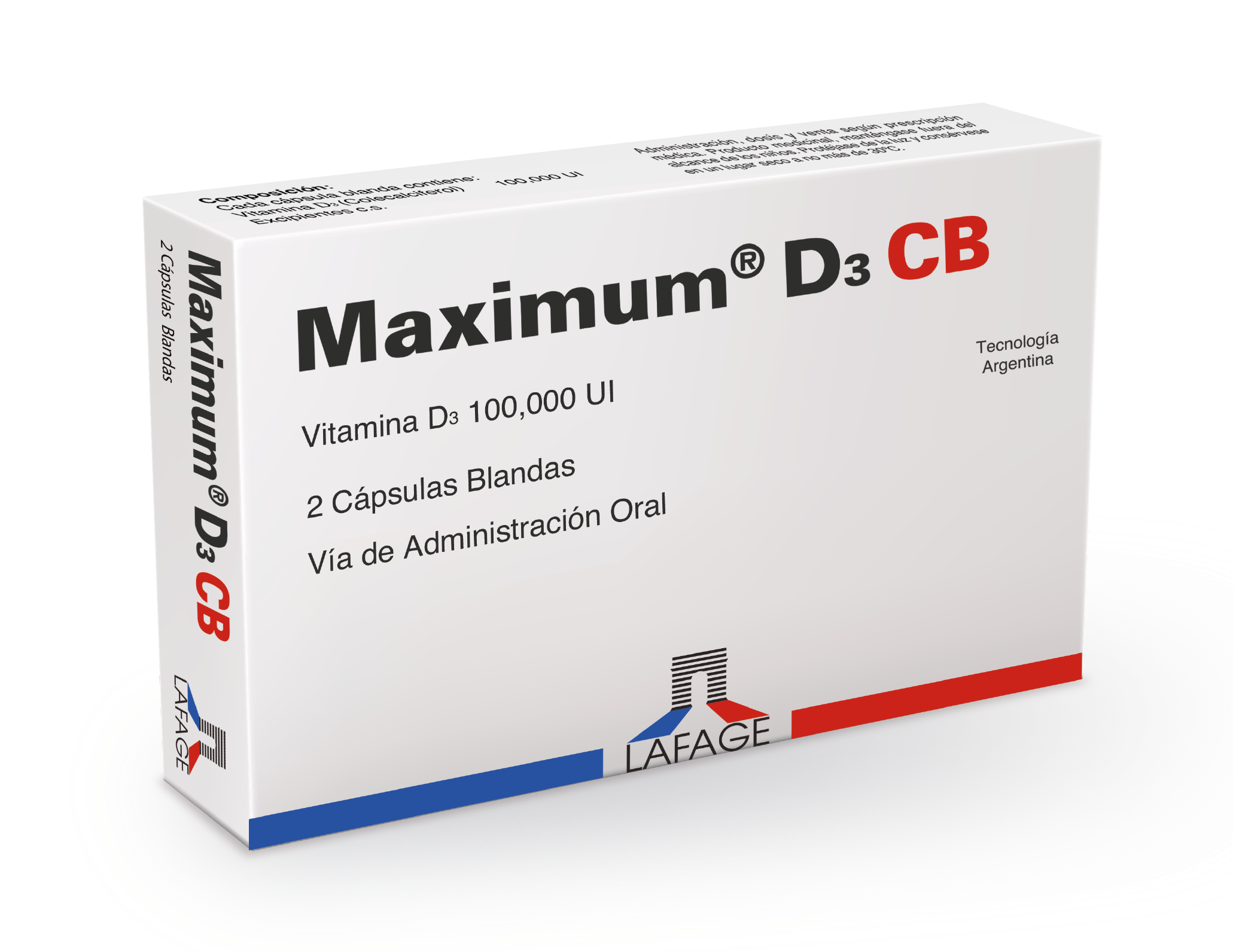 MAXIMUM D3 CB 2 CAPSULAS