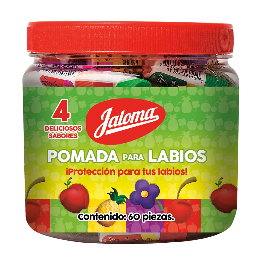POMADA PARA LABIOS 60 PIEZAS